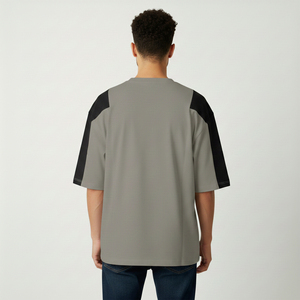 Camiseta de Manga Corta Extra Grande para Hombre, Nueva Colección 2026, con Logotipo, Ribete en Contraste, Diseño Casual de Cuello Redondo y Venta en Línea - Product Image 2