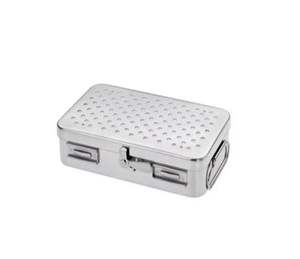 Caja de Almacenamiento de Instrumentos Veterinarios de Acero Inoxidable con Tapa, Caja de Esterilización Quirúrgica, Acabado Personalizable, Alta Calidad, KAHLU - Product Image 2