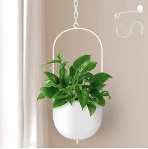 Porte-plantes suspendu en macramé, panier décoratif pour plantes d'intérieur et d'extérieur, pour la maison, le jardin, le balcon, présentoir de plantes - Product Image 5