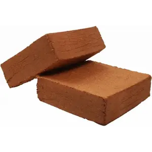 Bloque de Fibra de Coco Biodegradable de 5 kg, Ladrillo de Turba de Coco de Bajo EC para Cultivo Hidropónico y Agricultura de Tamil Nadu - Product Image 2