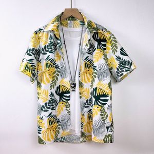 Camisa de Verano de Manga Corta con Estampado Personalizado, Corte Regular, Camisa Hawaiana Informal para Playa, Ligera para Exteriores - Product Image 1