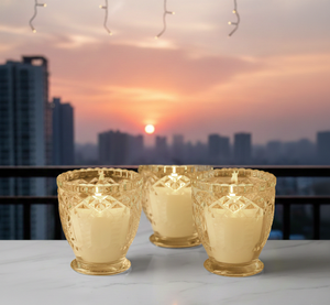 Velas Aromáticas de Cera de Soya de Lujo, Hechas a Mano, Ecológicas, en Frascos de Vidrio Transparentes Resistentes al Calor, para Navidad y Pascua - Product Image 1