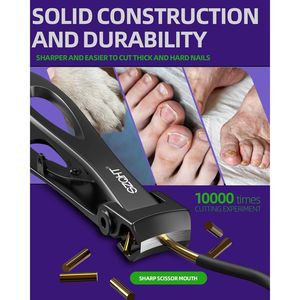 Coupe-ongles à ouverture ultra-large, ensemble de coupe-ongles en acier inoxydable robuste pour ongles épais, coupe-ongles de qualité supérieure - Product Image 3