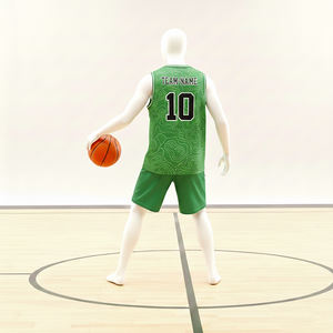 Uniformes de Baloncesto Personalizados al por Mayor con Nombre de Equipo, 100% Poliéster Transpirable, Conjuntos sin Mangas con Transferencia Térmica para Otoño - Product Image 2