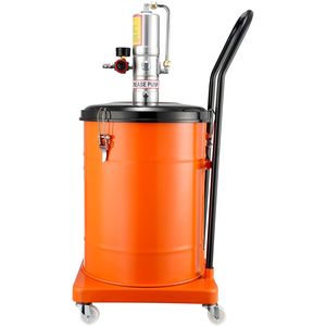 Pompa per Grasso ad Aria Compressa da 40L (10.5 Galloni) con Ugello Automatico e Tubo ad Alta Pressione da 4 Metri, Pompa Pneumatica per Secchio di Grasso, Pistola per Ingrassaggio - Product Image 5