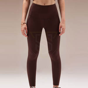 Mallas de Yoga de cintura alta con patrón sólido único para mujer, tallas XL XXL, transpirables, Spandex, cierre de cintura elástica, pantalones personalizados - Product Image 5