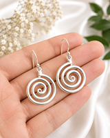 Boucles d'oreilles pendantes géométriques tendance en alliage de zinc plaqué argent antique pour femme, cadeau de fête