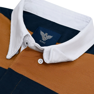 Men's Long Sleeve Rugby for Shirt Polyester/Cotton Wide Striped Casual Regular Fit <b>Classic</b> Collar Soft Everyday Wear Golf - Product Image 5