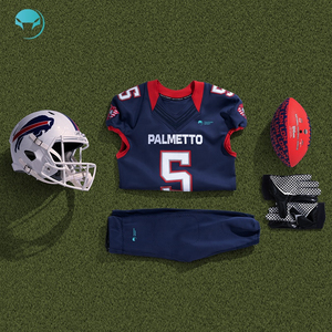 Uniformes de football américain de qualité supérieure, maillots personnalisés en tissu polyester et élasthanne à manches courtes, techniques d'impression - Product Image 6