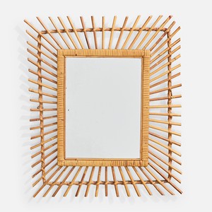 Miroirs au prix le plus bas avec cadre naturel, fournisseur ODM de décoration intérieure, miroir en rotin, accessoires de chambre à coucher - Product Image 4
