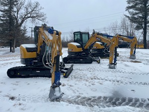 Excavatrice Sany SY50U de 5 tonnes, conçue pour la rénovation de maisons et les travaux de terrassement, offrant une efficacité énergétique et un fonctionnement fluide. - Product Image 6