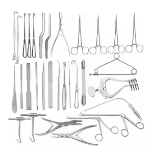 Kit d'instruments de neurochirurgie craniotomique Azicon pour opérations neurologiques de crâne et de cérébro, et de décollement osseux crânien - Product Image 1
