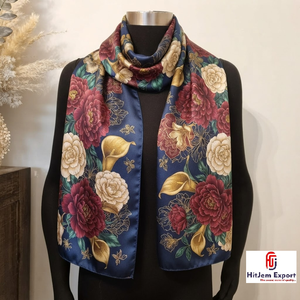 Custom Printed Long <b>Scarf</b> Soft Fabric Head <b>Scarf</b> White Label Low MOQ OEM ODM Textile Manufacturer Fashion Brands - Product Image 6