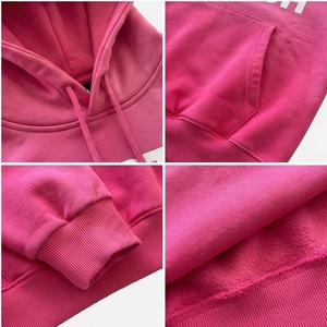 Sweat à capuche oversize unisexe North Approach en coton rose French Terry, décontracté, avec poche arrière et logo - Product Image 4