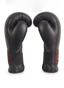 Gants de boxe en cuir synthétique 12oz 16oz avec protection rembourrée des jointures et support du poignet, pour entraînement de boxe, logo personnalisé OEM, vente en gros, anti-humidité - Product Image 4