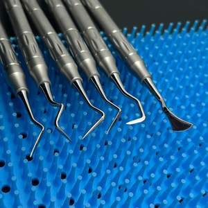 Instrumentos de Cirugía Dental, 6 Piezas de Alta Calidad en Acero Inoxidable, Herramienta Manual para Limpiar Implantes y Huesos, Narham Enterprises - Product Image 3