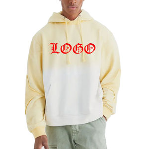 Sudadera con Capucha Oversize para Hombre, de Algodón y Felpa, con Logotipo Personalizado, Estilo Casual, Corte Regular, con Bolsillos, Moda Urbana - Product Image 2