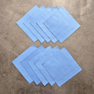(Ace One) Paño aplicador de gamuza para revestimiento de vidrio 10 × 10 cm (paquete de 10) - Product Image 1
