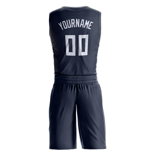 Uniforme de basket-ball 100% polyester noir pur avec nom d'équipe personnalisé, nom et numéro du joueur imprimés, maillots de basket-ball pour adultes - Product Image 3