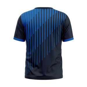 เสื้อยืดกีฬาผู้ชายแบบซับลิเมชั่น พิมพ์ลายได้ทั่วตัว แห้งเร็ว ผ้าโพลีเอสเตอร์ สำหรับออกกำลังกาย ยิม แอคทีฟแวร์ ชุดทีม - Product Image 4