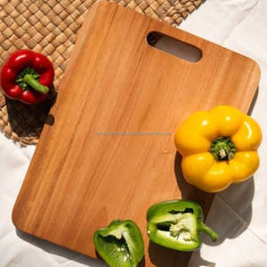 Tablas de cortar de madera de primera calidad, Decoración de cocina hecha a mano con estilo, tabla de cortar duradera para verduras, frutas, servir pan - Product Image 1