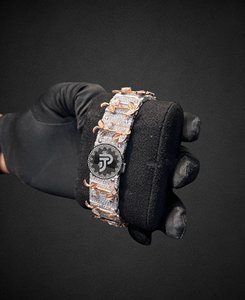 Reloj Mecánico de Lujo para Hombre, Caja Cuadrada, Esfera con Diamantes Moissanite, Números Romanos, Analógico - Product Image 3