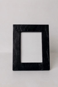 Minimalist <b>Black</b> Wood <b>Photo</b> <b>Frame</b> Rectangular Tabletop Vertical Display - Product Image 1