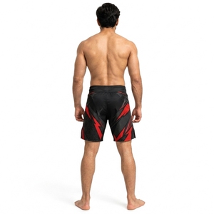 MMA <b>Shorts</b> Athletic Fitness Training Wear Mens Durable Lightweight Fabric Flexible Fit <b>Grappling</b> Practice Sports Performance - Product Image 2