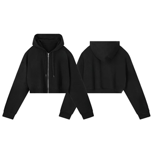 Women's White Hooded <b>Zipper</b> Sweatshirt Polyester Knitted Fabric Long Sleeve Solid Color Winter Casual Wear 200g Fabric Weight - Product Image 2