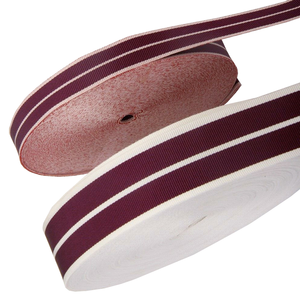 Wholesale Custom Blue & White Striped Ribbon Trim Grosgrain Ribbon for Uniform Accessories - Product Image 4