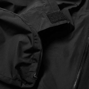 Veste coupe-vent imperméable pour homme, design personnalisé, fermeture éclair avant, nylon léger, capuche, poches cargo, pour les déplacements en extérieur, taille 3XL - Product Image 3
