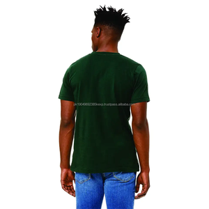 T-shirts décontractés de qualité supérieure, légers, pour hommes, couleur unie, collection 2026 - Product Image 4