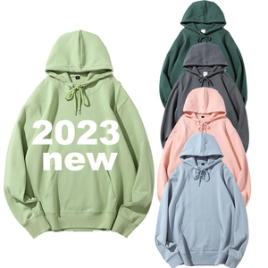 Sweat à capuche zippé pour homme en molleton mélangé coton, col montant, poche kangourou, coupe décontractée, style urbain et streetwear - Product Image 5