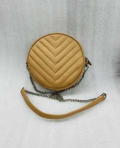 Petit sac à bandoulière en cuir véritable imperméable avec fermeture à glissière et doublure en coton pour femmes, sangle réglable - Product Image 3