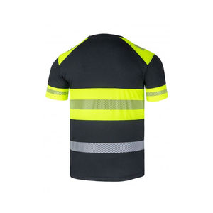 Reflective Safety Hi Vis Work <b>T</b>-<b>shirt</b> Men's Short Sleeve ANSI Class 2 LED <b>Flash</b> - Product Image 5