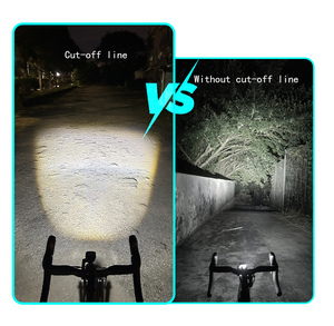 Phare de vélo LED puissant 1600 Lumens pour la conduite nocturne, avec télécommande sans fil et fonction de coupure de ligne, pour éclairage avant de vélo - Product Image 3