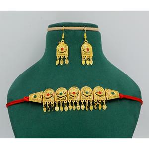 Necklace With Earrings <b>Jewellery</b> Set Goldplated Pure Brass High Quality Uae Dubai Made in India <b>Fashion</b> Jewelry Necklace - Product Image 5
