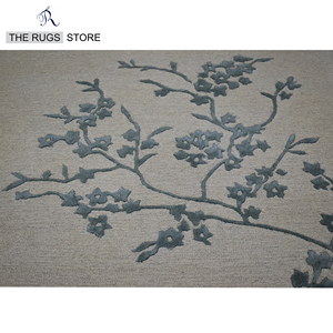 Handmade Moroccan Abstract Wool <b>Rug</b> High <b>Pile</b> Washable for Living Room and Office - Product Image 1