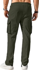 Pantalon cargo pour homme, jambes détachables, convertible 2-en-1, poches utilitaires, pantalon de randonnée et de voyage, OEM - Product Image 6