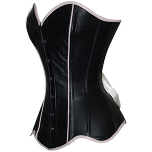 Unique Quality Genuine Leather Breathable Adjustable Heavy Duty Women's <b>Waist</b> Training <b>Corset</b> Steel Boned - Product Image 2