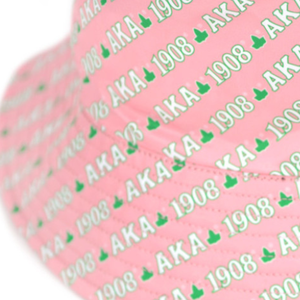 Chapeau Bob Rose Imprimé AKA 1908 avec Logo Intégral – Chapeau de Pêcheur Décontracté d'Été pour Femme, Accessoire de Tête Tendance pour l'Extérieur - Product Image 4