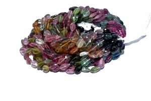 เส้นลูกแพร์ทัวร์มาลีนหลายเหลี่ยมธรรมชาติ100% สำหรับทำเครื่องประดับขนาด5x7มม. 15นิ้ว - Product Image 2