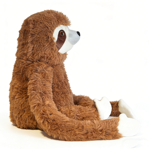 Peluche de Perezoso Personalizado, Extra Grande, Color Marrón, Brazos Largos, Realista, con Patas Suaves Color Crema - Product Image 4