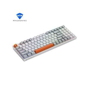 Tastiera Meccanica da Gaming Wireless K500 con 94 Tasti RGB, Tri-Modalità, Keycap in PBT, 20 Effetti Luminosi RGB, Batteria da 2500mAh, Switch Rossi, Bianca - Product Image 2