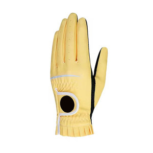 High Performance PU Men's Golf <b>Gloves</b> Soft Durable Palm <b>Grip</b> Breathable Lightweight Design Adjustable Wrist Strap Anti Slip Flex - Product Image 2