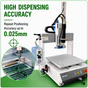 Machine de distribution de colle automatique CNC à 3 axes pour cartouches de colle de bureau avec presse à cylindre - Product Image 5