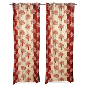 Modern 4x9 Feet <b>Pleated</b> Wave <b>Curtain</b> Panels for Home Hotel Hospital Office (<b>Hook</b> and Rope Grommet) - Product Image 2