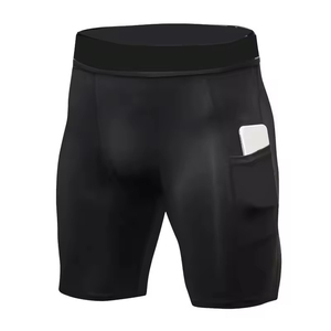 Men's Custom Print Summer <b>Compression</b> <b>Shorts</b> Workout Fitness Sport Running Gym Casual OEM Embroidery Solid <b>Compression</b> <b>Short</b> - Product Image 6