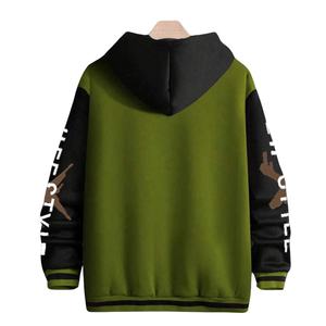 OEM Custom Chain Chenille Patch Embroidery Leather Sleeve Vintage Baseball Letterman Varsity Jacket for Men - Product Image 2