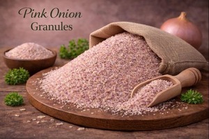 Gránulos de Cebolla Rosa Deshidratada Natural, Larga Vida Útil, Gránulos de Cebolla Seca para Suministro Global al por Mayor - Product Image 3